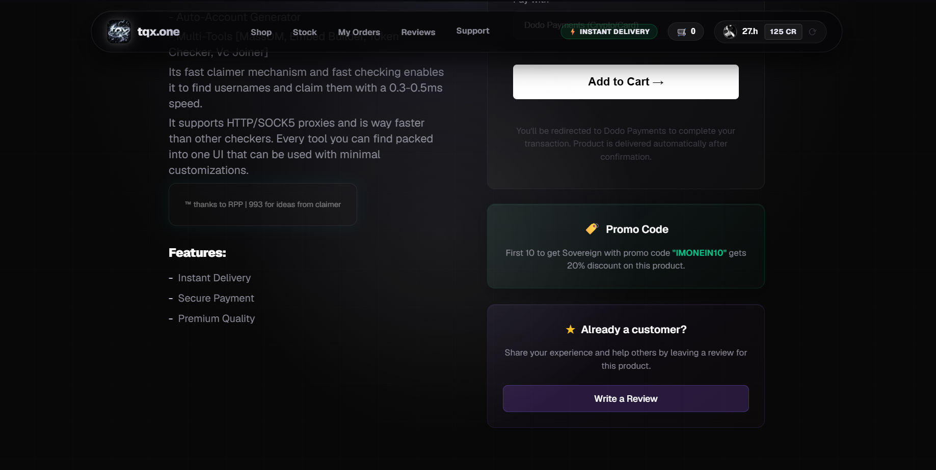 TQX.ONE STORE (DIGITAL MARKETPLACE) screenshot 8